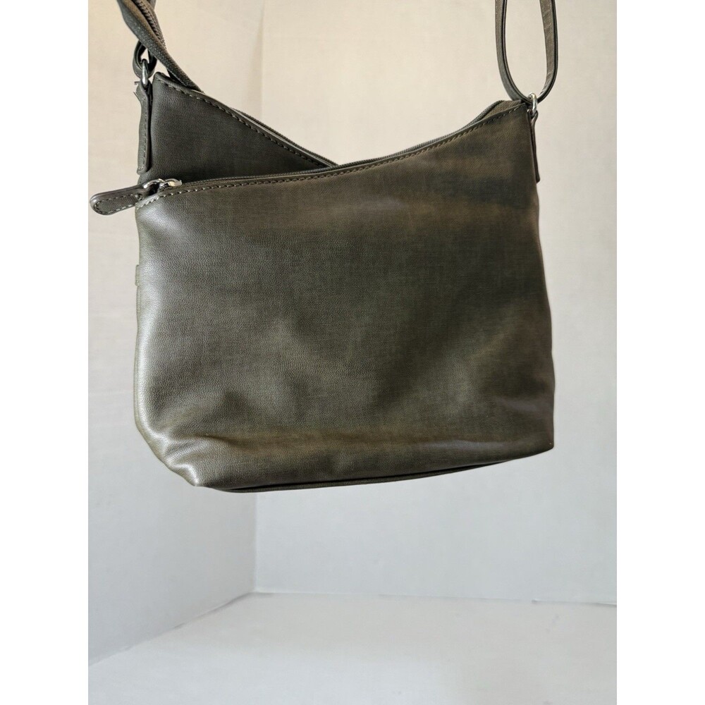 MultiSac Vista Adjustable‎ Crossbody Shoulder Strap Vegan Leather Olive Green - Picture 4 of 16